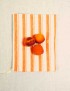 Linge Particulier - Torchon / Essuie-main rayures orange